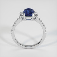 1.69 Ct. Blue Sapphire Ring, 10K White Gold 3