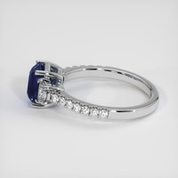 1.69 Ct. Blue Sapphire Ring, 10K White Gold 4