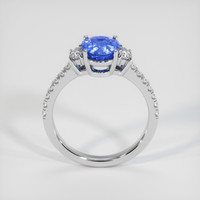 1.94 Ct. Blue Sapphire Ring, 10K White Gold 3