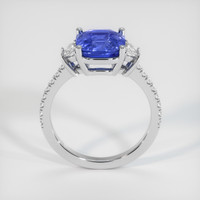 4.04 Ct. Blue Sapphire Ring, 10K White Gold 3