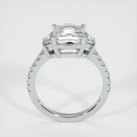 2.75 Ct. White Sapphire Ring, 10K White Gold 3