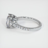 2.75 Ct. White Sapphire Ring, 10K White Gold 4