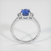 1.51 Ct. Blue Sapphire Ring, 14K White Gold 3