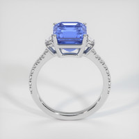 5.69 Ct. Color Change Sapphire Ring, 14K White Gold 3