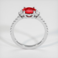 1.15 Ct. Ruby Ring, 14K White Gold 3