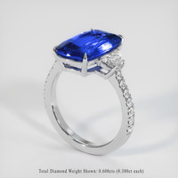 5.41 Ct. Sapphire Ring, 14K White Gold 2