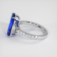 5.41 Ct. Sapphire Ring, 14K White Gold 4