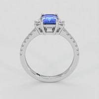 1.14 Ct. Blue Sapphire Ring, 14K White Gold 3