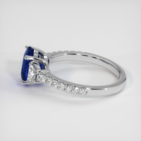 2.25 Ct. Sapphire Ring, 14K White Gold 4