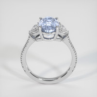4.10 Ct. Sapphire Ring, 14K White Gold 3