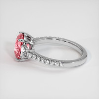 3.03 Ct. Sapphire Ring, 14K White Gold 4