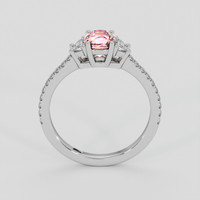 1.06 Ct. Padparadscha Sapphire Ring, 14K White Gold 3