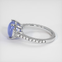 5.49 Ct. Sapphire Ring, 14K White Gold 4