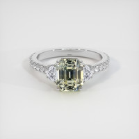 2.58 Ct. Bi Color Sapphire Ring, 14K White Gold 1