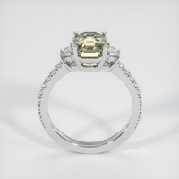 2.58 Ct. Bi Color Sapphire Ring, 14K White Gold 3