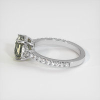 2.58 Ct. Bi Color Sapphire Ring, 14K White Gold 4