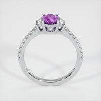 1.46 Ct. Purple Sapphire Ring, 14K White Gold 3