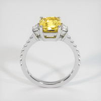 3.05 Ct. Sapphire Ring, 14K White Gold 3