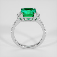2.94 Ct. Emerald Ring, 18K White Gold 3