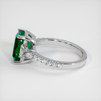 1.93 Ct. Emerald Ring, 18K White Gold 4