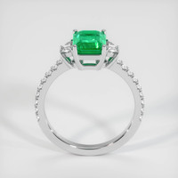 1.35 Ct. Emerald Ring, 18K White Gold 3