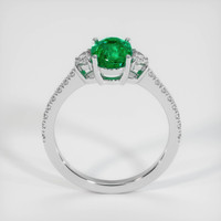 1.21 Ct. Emerald Ring, 18K White Gold 3