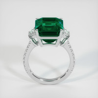 9.21 Ct. Emerald Ring, 18K White Gold 3