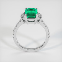 1.33 Ct. Emerald Ring, 18K White Gold 3