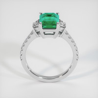 1.75 Ct. Emerald Ring, 18K White Gold 3