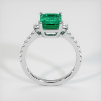 2.22 Ct. Emerald Ring, 18K White Gold 3