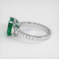 2.22 Ct. Emerald Ring, 18K White Gold 4