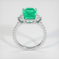 4.55 Ct. Emerald Ring, 18K White Gold 3
