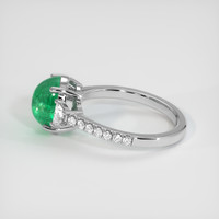 2.78 Ct. Emerald Ring, 18K White Gold 4