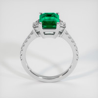 1.86 Ct. Emerald Ring, 18K White Gold 3