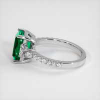 1.86 Ct. Emerald Ring, 18K White Gold 4