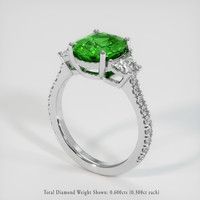 3.03 Ct. Gemstone Ring, 18K White Gold 2
