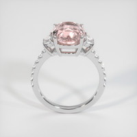 5.28 Ct. Padparadscha Sapphire Ring, 18K White Gold 3