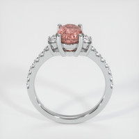 1.80 Ct. Padparadscha Sapphire Ring, 18K White Gold 3