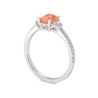2.12 Ct. Sapphire Ring, 18K White Gold 2