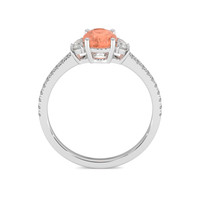2.12 Ct. Sapphire Ring, 18K White Gold 3