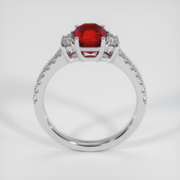 1.55 Ct. Ruby Ring, 18K White Gold 3