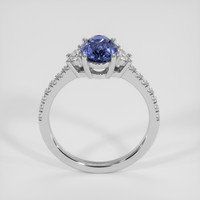 2.01 Ct. Blue Sapphire Ring, 18K White Gold 3