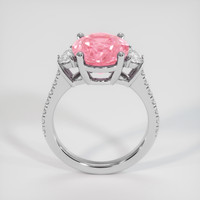 5.37 Ct. Padparadscha Sapphire Ring, 18K White Gold 3