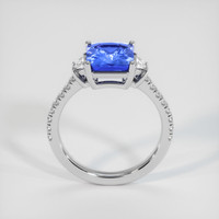 3.26 Ct. Sapphire Ring, 18K White Gold 3
