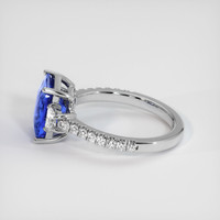 3.26 Ct. Sapphire Ring, 18K White Gold 4
