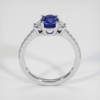 1.68 Ct. Blue Sapphire Ring, 18K White Gold 3