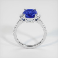 3.24 Ct. Sapphire Ring, 18K White Gold 3