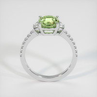 3.25 Ct. Sapphire Ring, 18K White Gold 3