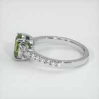 1.57 Ct. Sapphire Ring, 18K White Gold 4