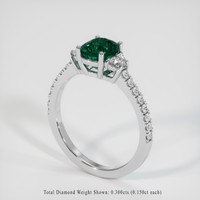 2.13 Ct. Sapphire Ring, 18K White Gold 2